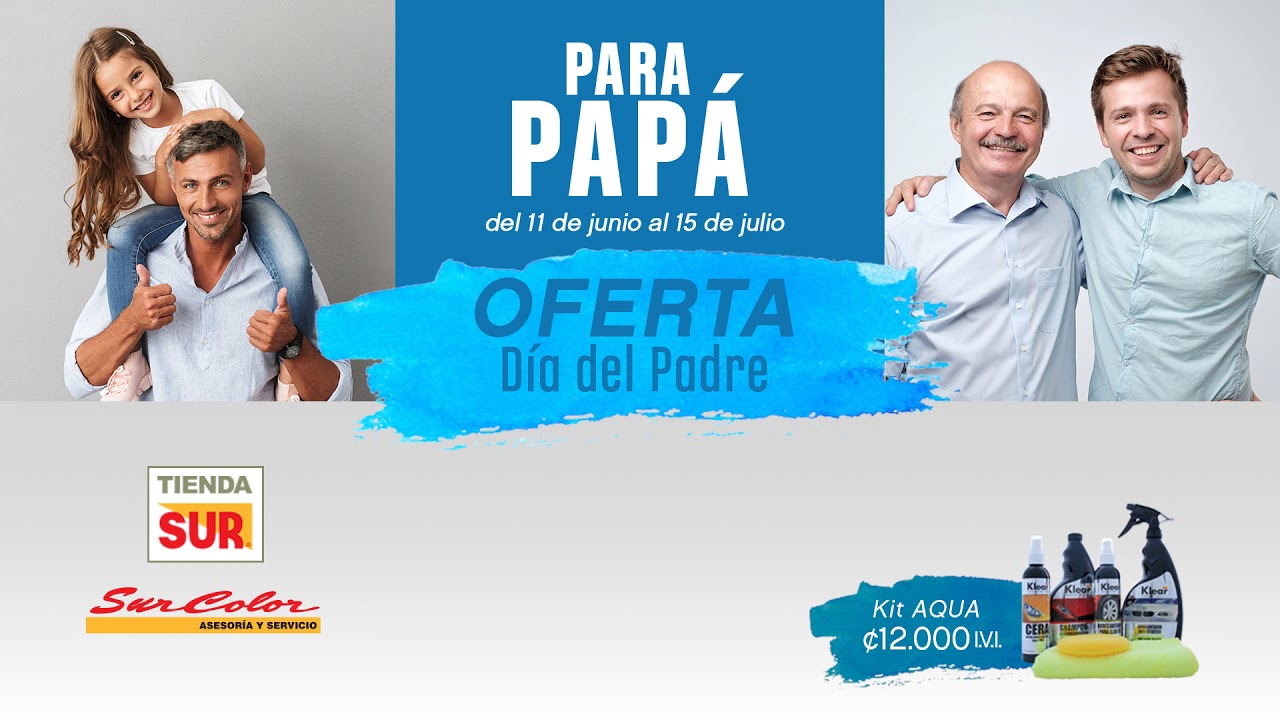 Promociones Día del Padre en Tiendas Sur y Sur Color - YouTube