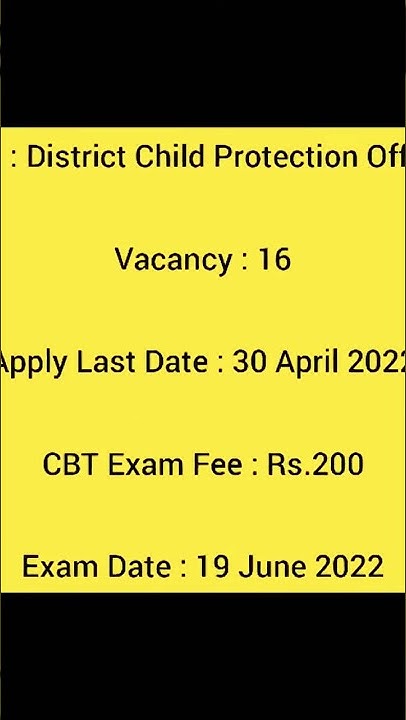 TNPSC District Child Protection Officer Notification Out CBT Method tnpsc-district-child-protection-officer-notification-out-cbt-method