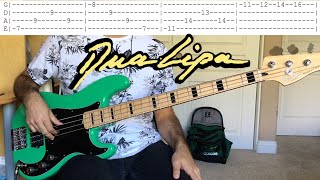 Dua Lipa - Break My Heart Bass Cover (With Tab)