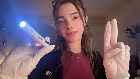1 hour Detailed Cranial Nerve Exam / ASMR Compilation 