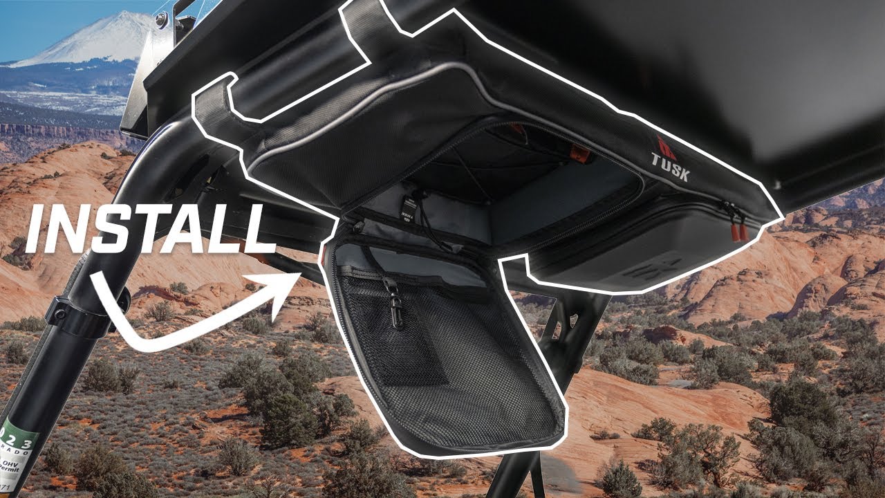 Polaris RZR XP 4 1000 Tusk Overhead Storage Bag Install Tusk Explorer