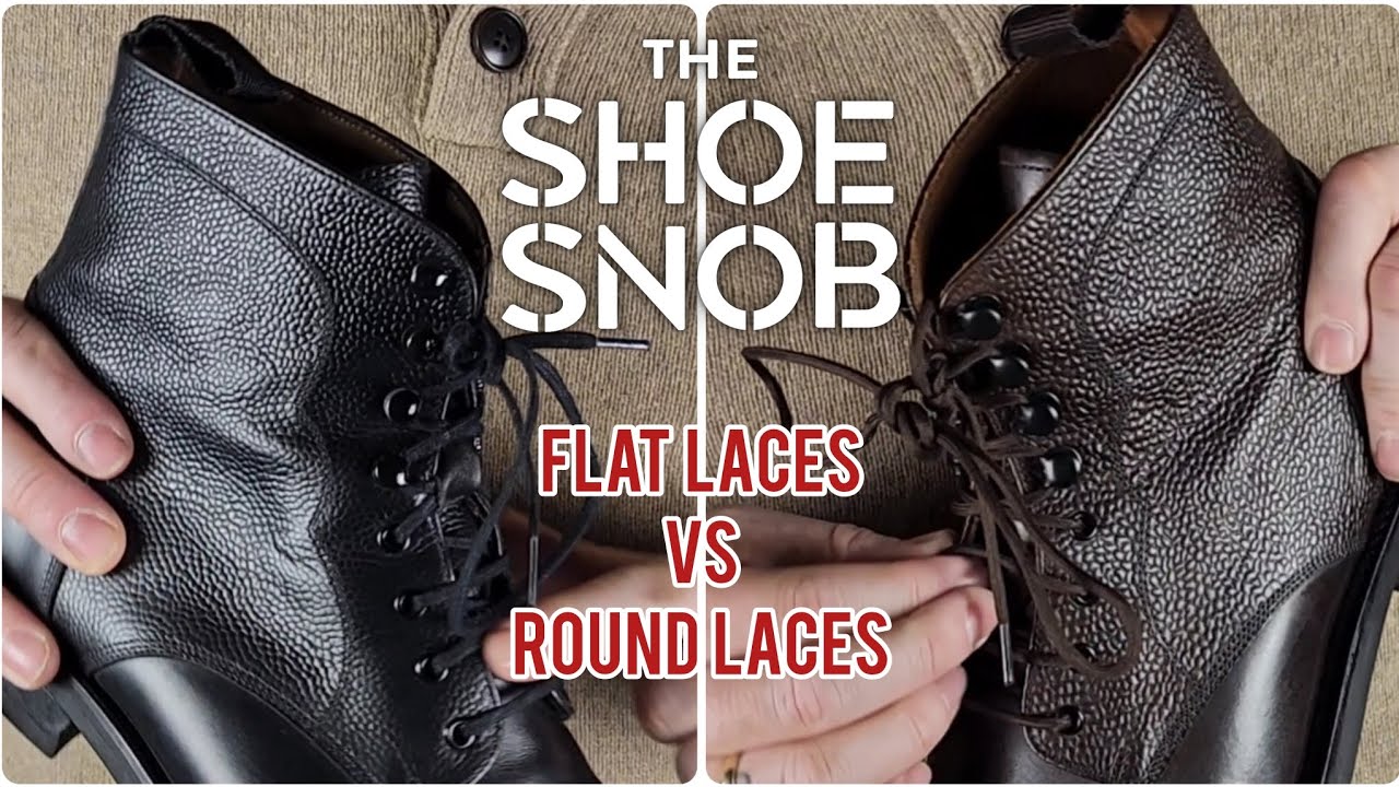 Adidas Cloudfoam flat laces vs round laces comparison
