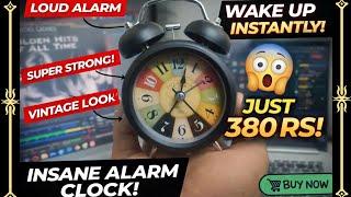 DRONTER Alarm clock | Review | Alloy Steel, Glass Twin Bell Edition Vintage Look Table Alarm Clock screenshot 5