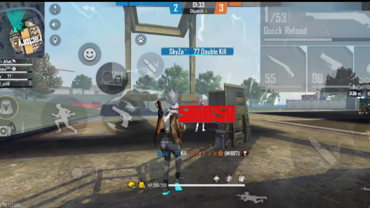 Badda TD - Gang Gang🎶 | 4VS4 | Clash Of Squad⚔️ | Mode : Rendy R,White ...