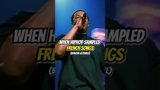 When HipHop Sampled French Songs 🇫🇷🤯 #shorts #hiphop #french