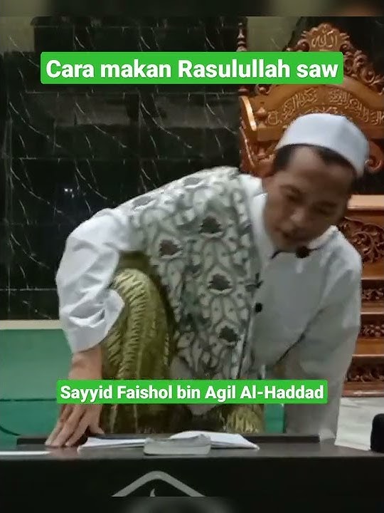 CARA MAKAN RASULALLAH SAW | POSISI DUDUK RASULULLAH SAW #shorts #viral #trending #sunnah #makan