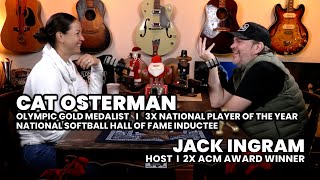 Cat Osterman, Gold Medalist Softball Pitcher, with Host Jack Ingram