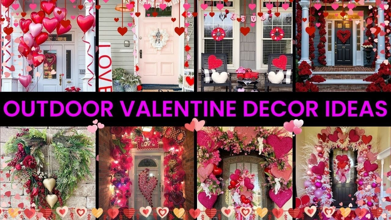 Heartful DIY Outdoor Valentine Decorations Ideas for Your Porch and Yard