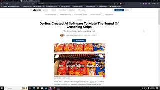 Doritos Created Ai Software To Mute The Sound Of Crunching Chips