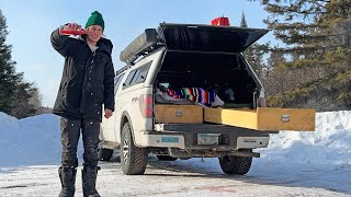 The Last Overnight W/ My Truck Camping Setup