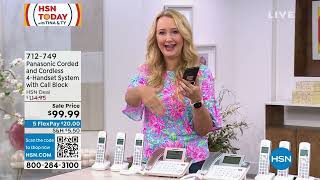 Panasonic Corded And Cordless 4handset System With Call 