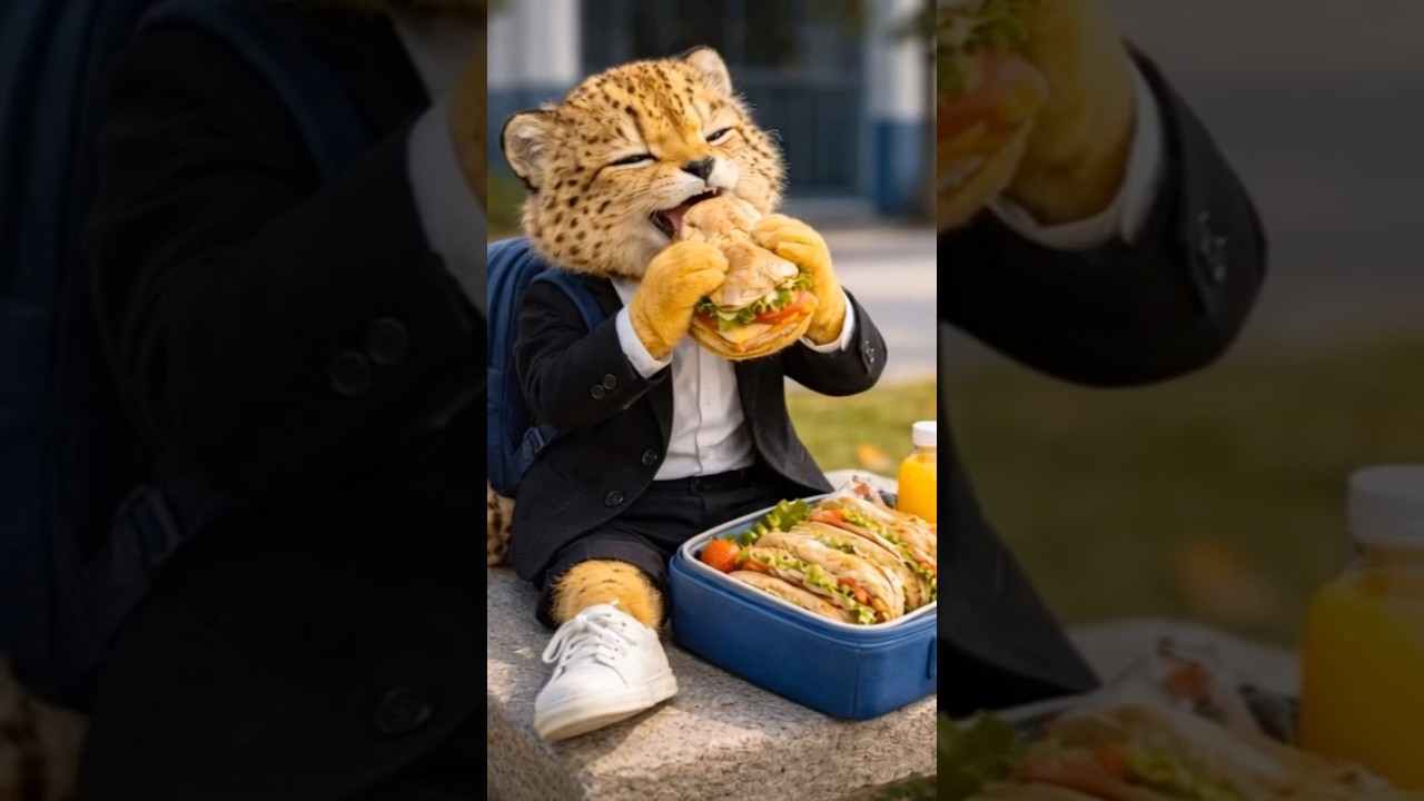 The cheetah is very picky about its food, but then THIS happened! 