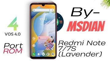 Vsmart Aris VOS 4 Port ROM based on Android 11 Installation and review ft. Redmi Note 7/7S