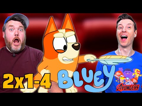 This is Where the Fun Begins - New Dad Watches Bluey S2 Eps1-4 For the First Time