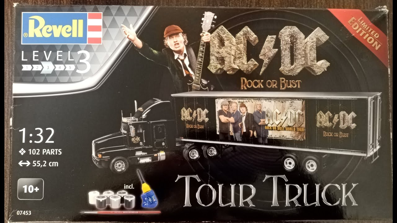 AC/DC TOUR TRUCK ROCK OR BUST MODEL KIT - YouTube