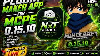 Best Plugin Maker App For MCPE 0.15.10 😱 Generate PocketMine Plugins in One Click!