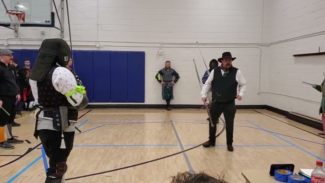 Evergreen Open Longsword Tournament, Elims Fight, Nick Carpenter vs Connor Wood