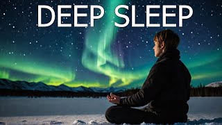 Guided Meditation For Deep Sleep - Aurora Bliss Winter Walk