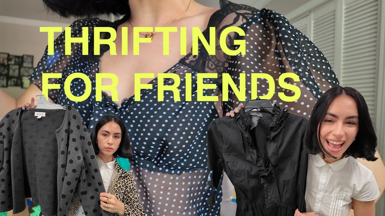 my first thrift-with-me!! friends edition