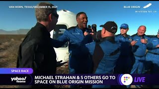 Former NFL star Michael Strahan and others go to space on Blue Origin flight Net Worth