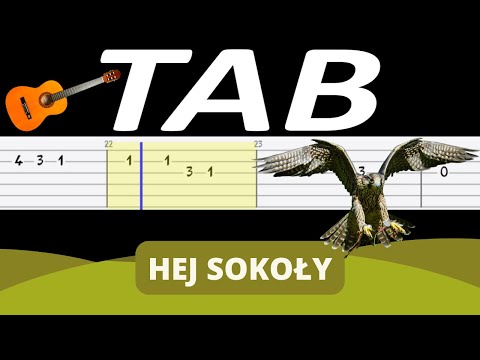 🎸 Hej Sokoły - melodia TAB (gitara) 🎵 TABY I NUTY W OPISIE 🎼