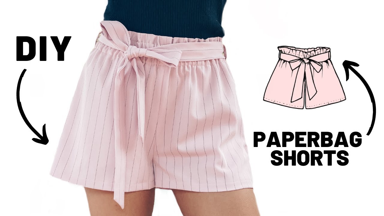 Drawstring Paperbag Shorts Sewing Pattern – Patterns For Less