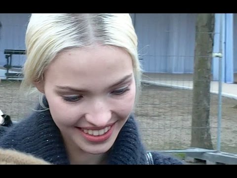 Sasha LUSS @ Paris Fashion Week March 2014 Show Valentino