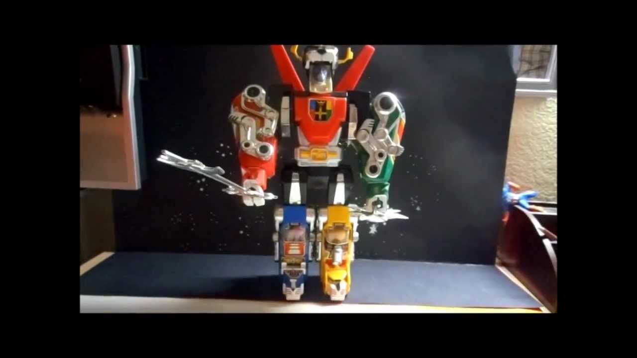 80's Voltron lion force toy review from 1985 panosh place
