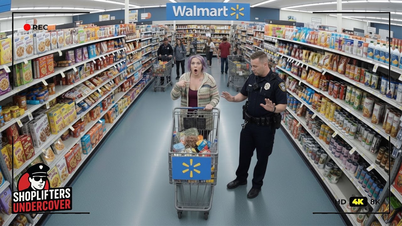 Cops Surprise Shoplifter Who Thought She Could Outsmart Them - YouTube