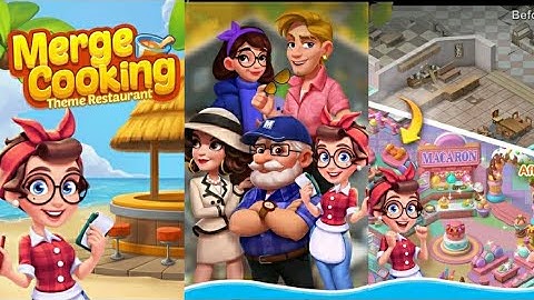 Merge Cooking: Theme Restaurant - Gameplay Walkthrough Part 1 (Android) #gamingvideos