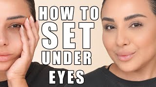 How to Perfectly Set Your Undereye Makeup | Nina Ubhi
