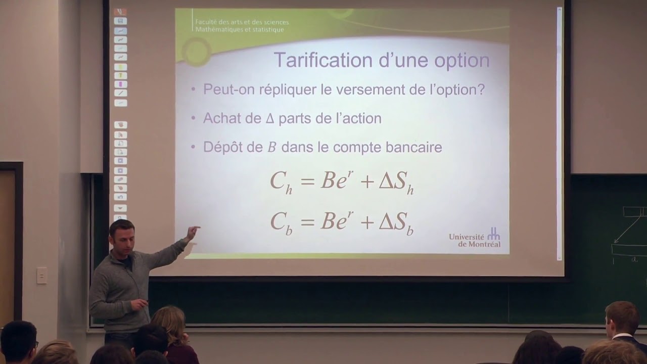 La finance mathématique : de l'arbre binomial à la formule de Black-Scholes