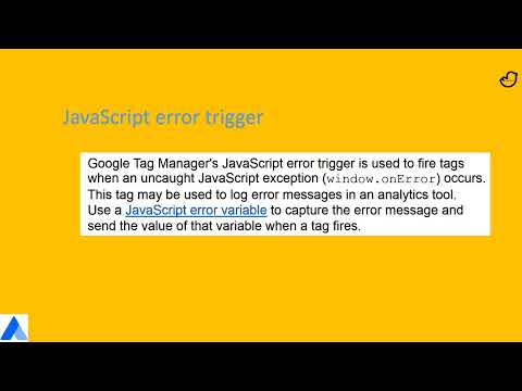 JavaScript Error Trigger Google Tag Manager | Analytics | SabyTech