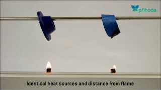 Textile duct - Comparison of plastic and fabric nozzle - PRIHODA