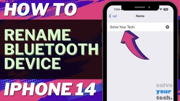 How to Rename Bluetooth Device on iPhone 14
