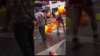 Cross Dresser Falls 😆  #lbgtq #fall #showoff #funny #laughoftheday