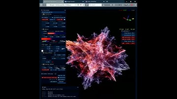 WebGL Strange Attractors GPU - 100 million particles - wglChAoS.P