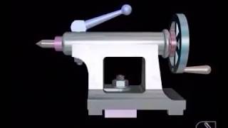 Tailstock Assembly animation Assembly Drawing #Animation #Assembly drawing