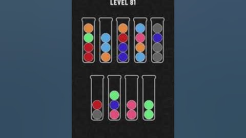 Ball Sort Puzzle Walkthrough Gameplay - Level 81