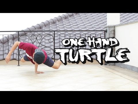 BREAKDANCE TUTORIAL I ONE HANDED TURTLE FREEZE I