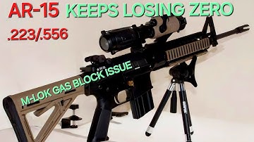 AR-15 M-LOK (Gas Block) Mounting Issue #rifle #deer #ak47 #howto #shotgun #diy #hunting #howto #gun