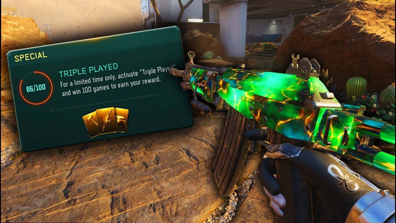 UNLOCKING 🔓 NEW TRIPLE PLAY WEAPON CONTRACT! FREE BO3 DLC WEAPON SUPPLY DROP OPENING!