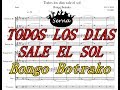 Todos los dias sale el sol Charanga - Partitura Arreglos musicales Serna