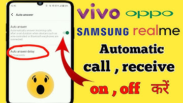 Bluetooth se call ko automatic receive kaise |kare automatically answer phone call an...