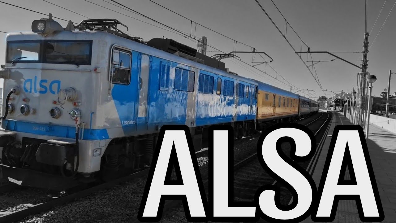 ALSA el tren azul en Mataró. De la Asociación Zaragozana de Amigos del ALSA el tren azul en Mataró. De la Asociación Zaragozana de Amigos del