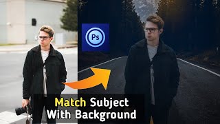how to Match subject with Background in photoshop | ps touch mobile tutorial | match subject with bg screenshot 5