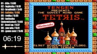 TETRIS (Tengen) OST | 1989 | NES - all soundtrack in one video