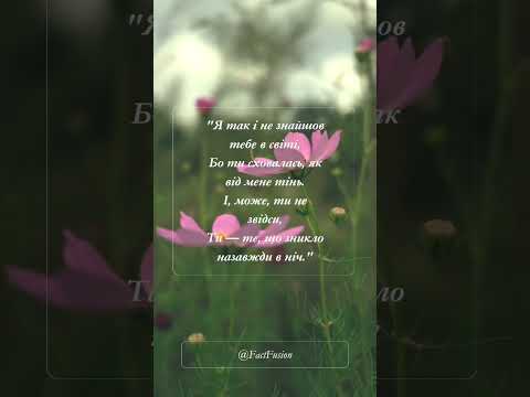 Олександр Олесь Забута ніч вірш українськийютуб українською Music Factfusion Calmdown