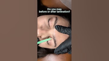 I prefer mapping the brows after  Lamination 😉 #browlamination #browmapping #visagismo #browartist