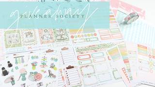 🏄‍♀️🌴 August 2026 Giveaway: Planner Stickers, Washi, and More!